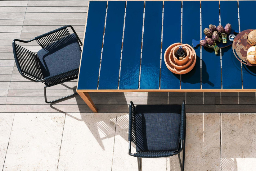 Harp Outdoor Armchair Roda - 4