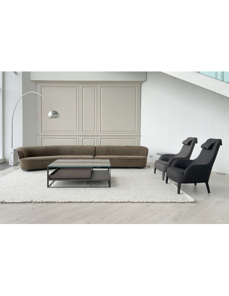 Divano Lilum in tessuto marrone (Offerta Expo) Maxalto - 1