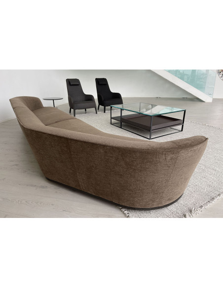 Lilum Brown Fabric Sofa (Expo Offer) Maxalto - 4