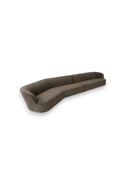 Lilum Brown Fabric Sofa (Expo Offer) Maxalto - 8