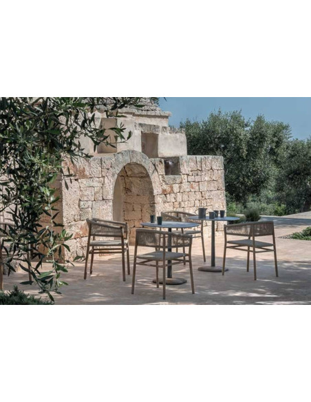 Kilt Outdoor Small Armchair Ethimo - 4