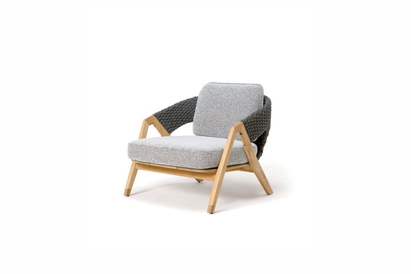 Knit Outdoor Lounge Armchair Ethimo - 2