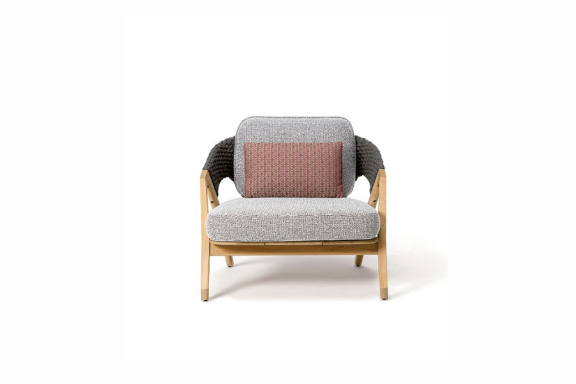 Fauteuil lounge d'extérieur Knit Ethimo - 3