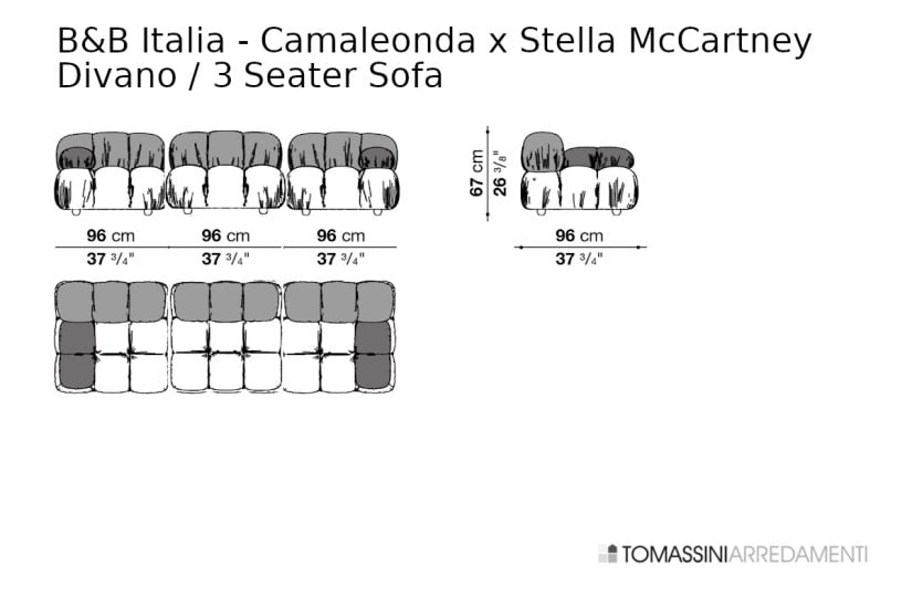 Camaleonda x Stella McCartney Sofa B&B Italia - 6