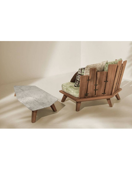 Rafael Outdoor Lounge Armchair Ethimo - 2