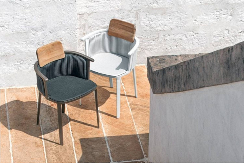Nicolette Outdoor Small Armchair Ethimo - 3
