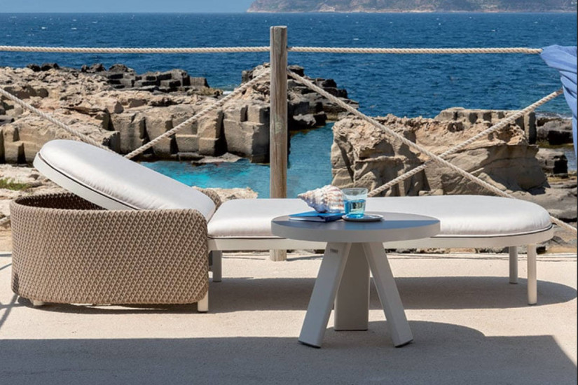 Lettino per esterno Esedra Ethimo - 3