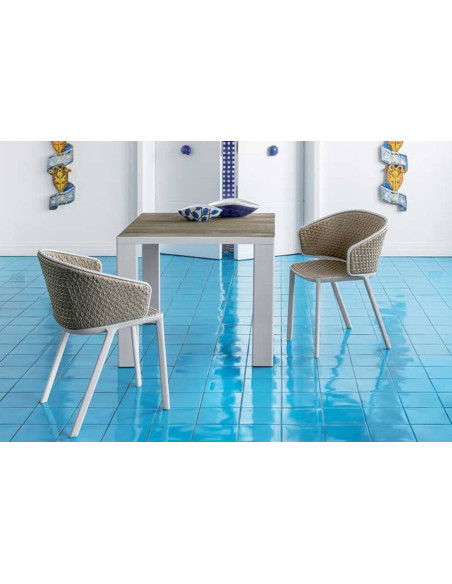 Pluvia Outdoor Small Armchair Ethimo - 3