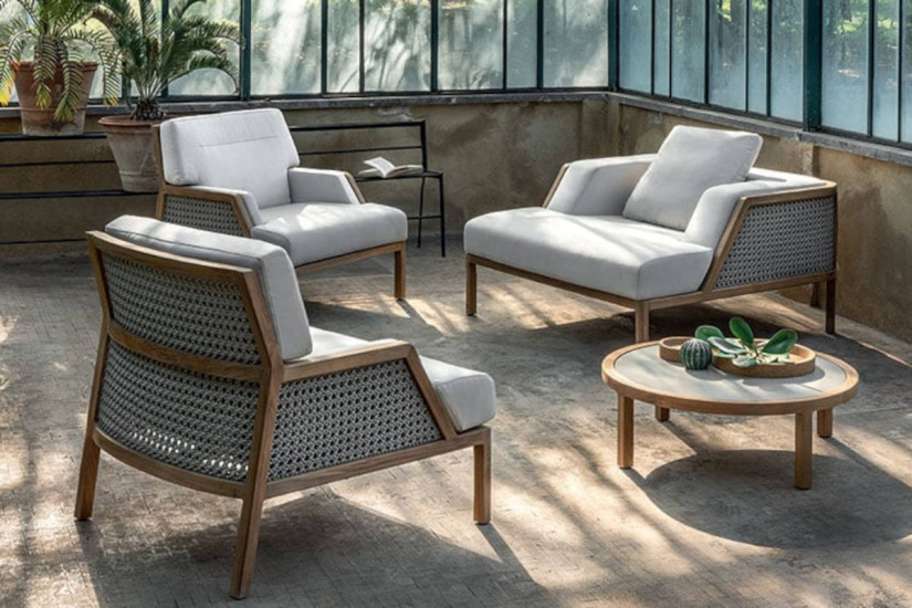 Poltrona lounge per esterno Grand Life Ethimo - 4