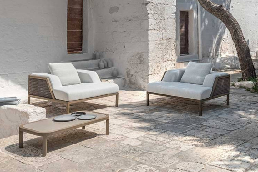 Poltrona lounge per esterno Grand Life Ethimo - 5