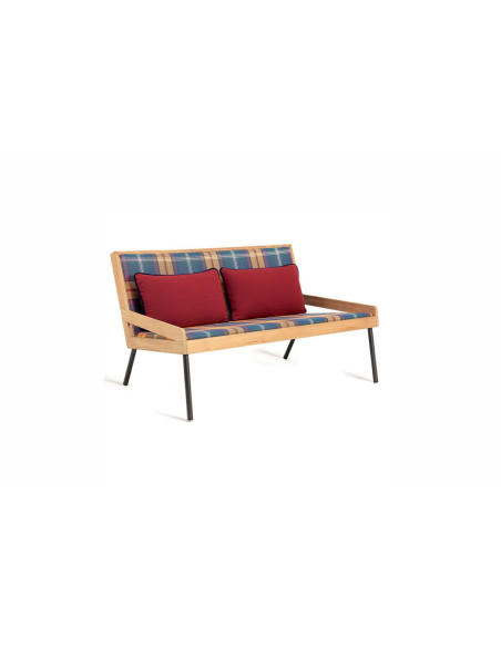 Allaperto Mountain Tartan Outdoor Small Sofa Ethimo - 1