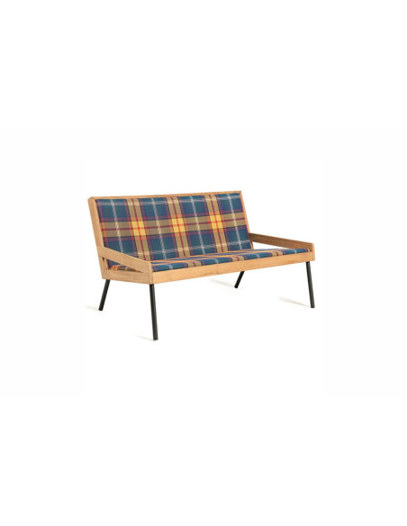 Allaperto Mountain Tartan Outdoor Small Sofa Ethimo - 2