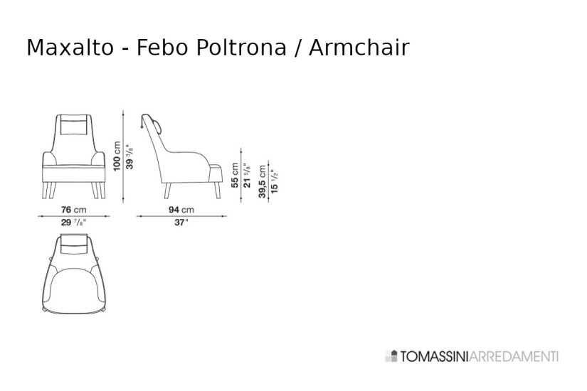 Fauteuil Febo Maxalto - 6
