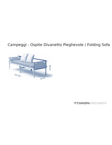 Divanetto Pieghevole Ospite Campeggi - 5