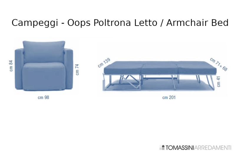 Fauteuil Lit Oops Campeggi - 5
