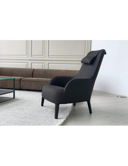Febo Grey Bergère Armchair (Expo Offer)  - 3