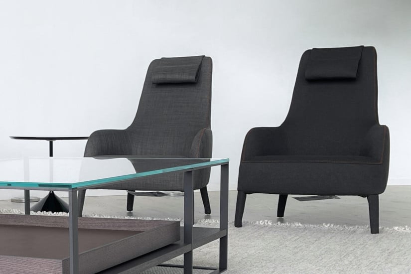 Febo Grey Bergère Armchair (Expo Offer)  - 4