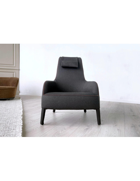 Fauteuil Bergère Febo gris (Offre Expo) Maxalto - 1