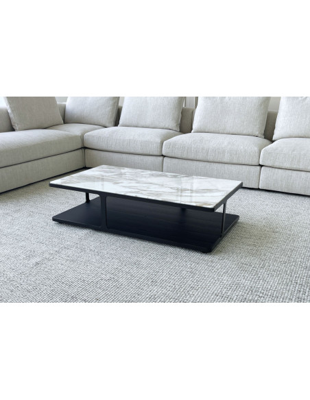 Tavolino Creek en marbre blanc (Offre Expo) Poliform - 1