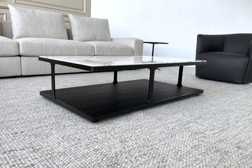 Tavolino Creek in marmo bianco (Offerta Expo) Poliform - 2