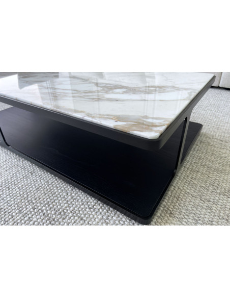 Creek White Marble Coffee Table (Expo Offer) Poliform - 4