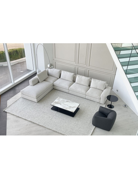 Tavolino Creek en marbre blanc (Offre Expo) Poliform - 5