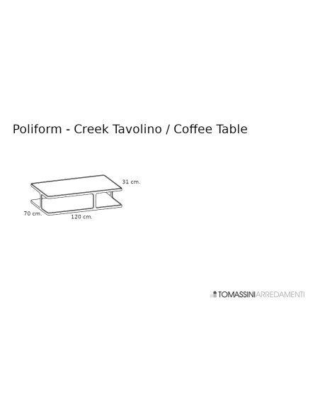 Tavolino Creek in marmo bianco (Offerta Expo) Poliform - 7