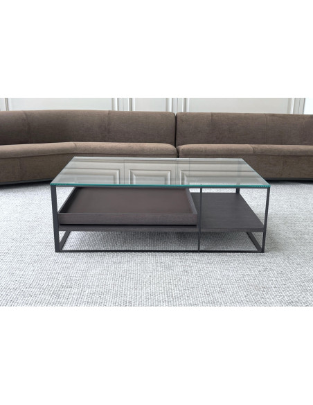 Tavolino Lithos in rovere e vetro (Offerta Expo) Maxalto - 1