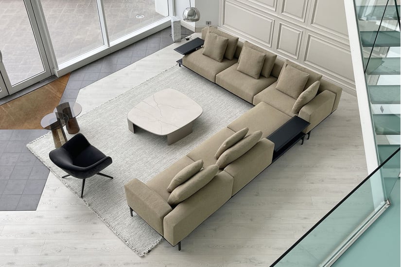 Canapé Brera taupe (Offre Expo) - 5