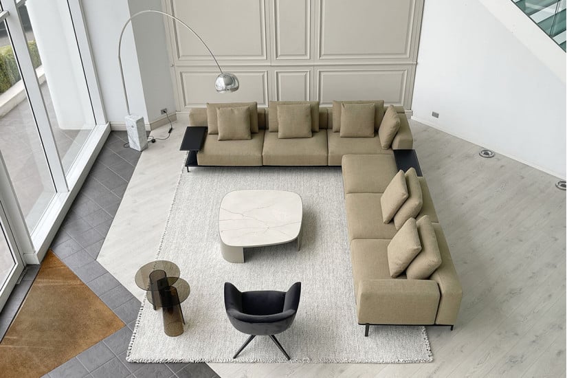 Canapé Brera taupe (Offre Expo) - 6