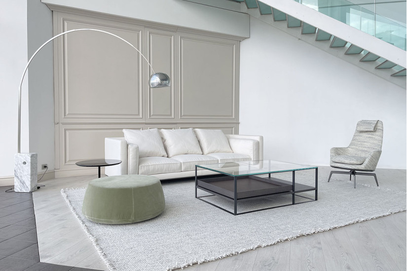 Florius White Sofa (Expo Offer)  - 2