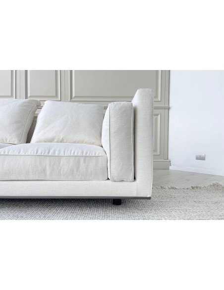 Florius White Sofa (Expo Offer)  - 3