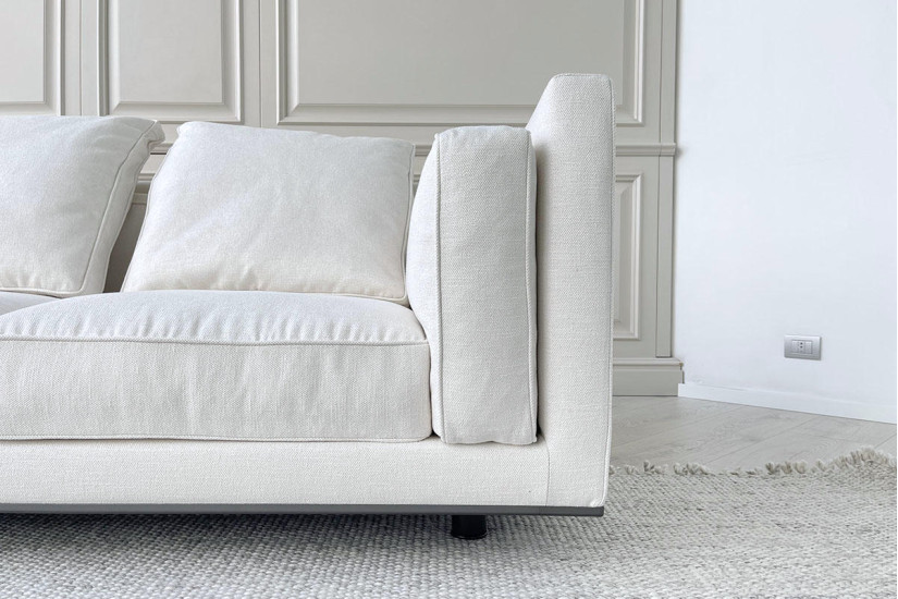Florius White Sofa (Expo Offer)  - 3