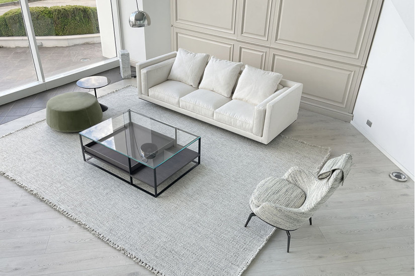 Florius White Sofa (Expo Offer)  - 4