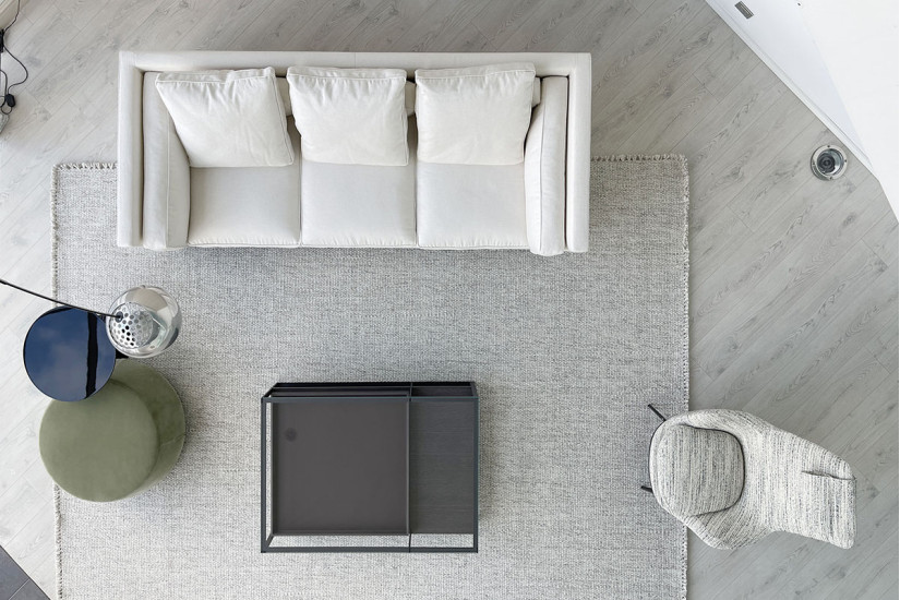 Florius White Sofa (Expo Offer)  - 5