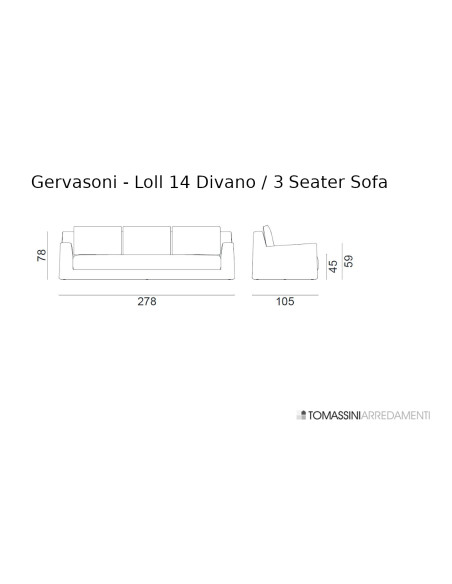 Divano Loll 14 Gervasoni - 5