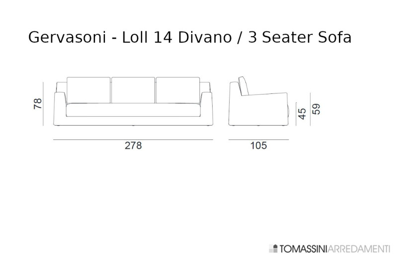 Canapé Loll 14 Gervasoni - 5
