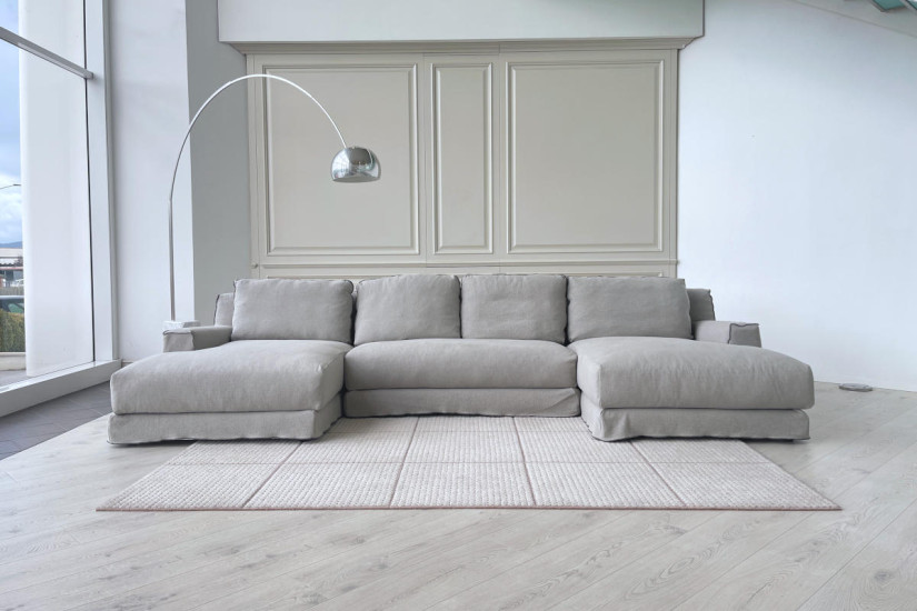 Canapé Loll taupe (Offre Expo) - 1