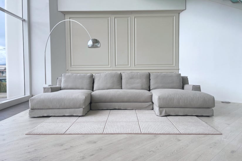 Loll Taupe Sofa (Expo Offer)  - 1