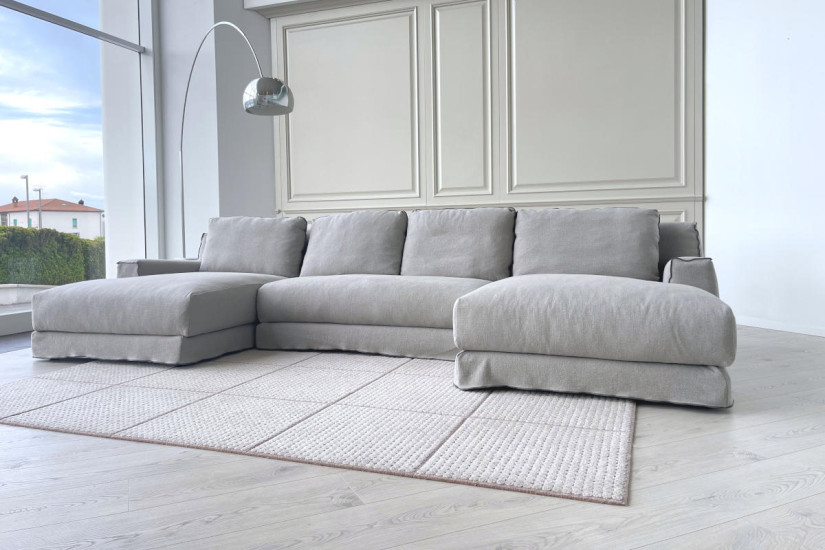 Loll Taupe Sofa (Expo Offer)  - 3