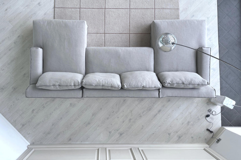 Loll Taupe Sofa (Expo Offer)  - 4