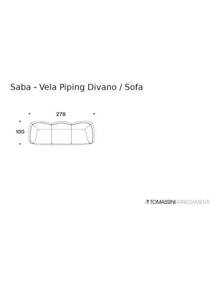 Canapé Vela Piping Saba - 6