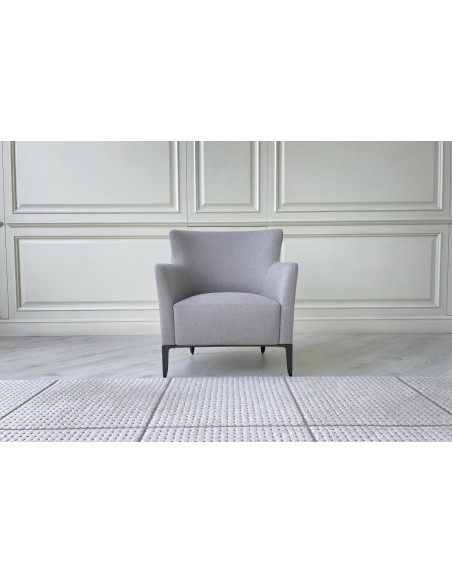 Fauteuil Gentleman Relax en tissu taupe (Offre Expo) - 1