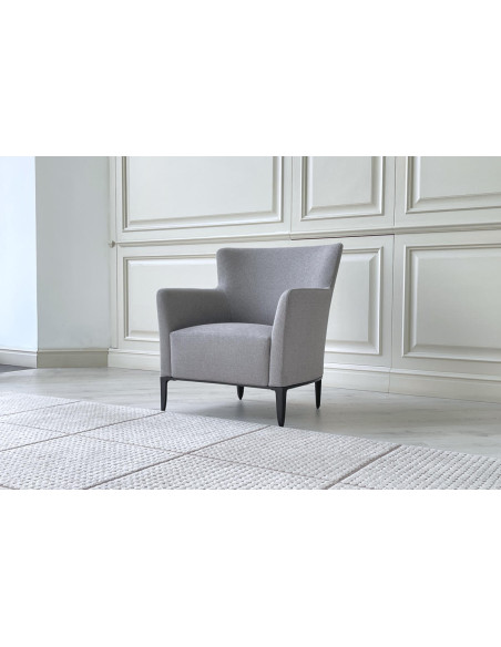 Fauteuil Gentleman Relax en tissu taupe (Offre Expo) - 3