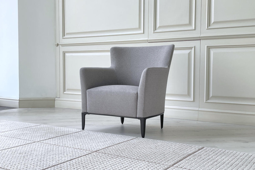 Fauteuil Gentleman Relax en tissu taupe (Offre Expo) - 3