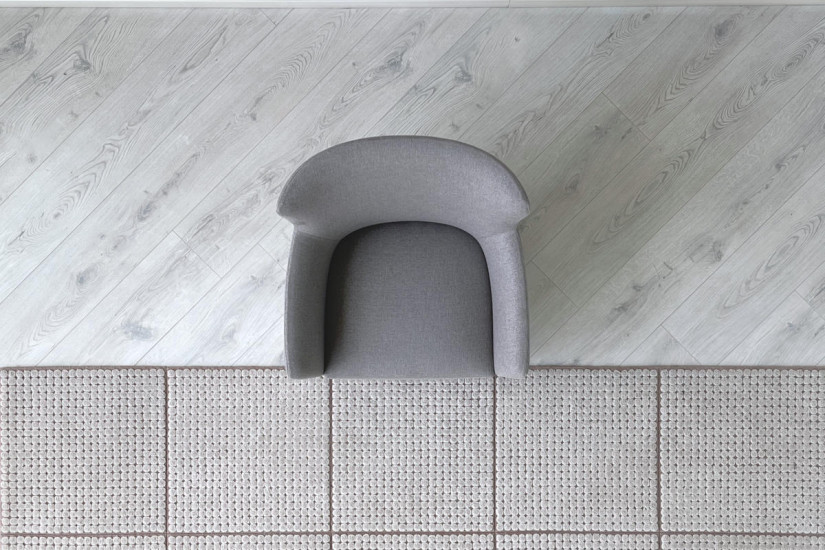 Fauteuil Gentleman Relax en tissu taupe (Offre Expo) - 5