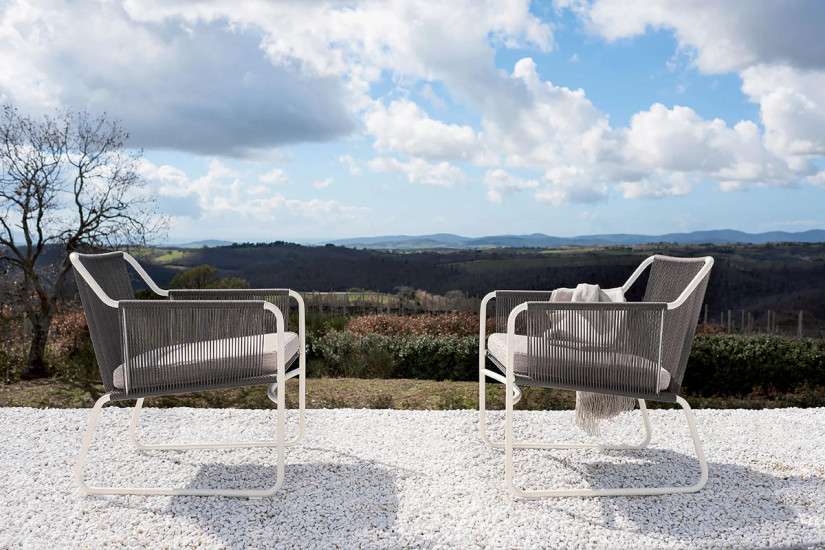 Lounge Chair per esterno Harp Roda - 3