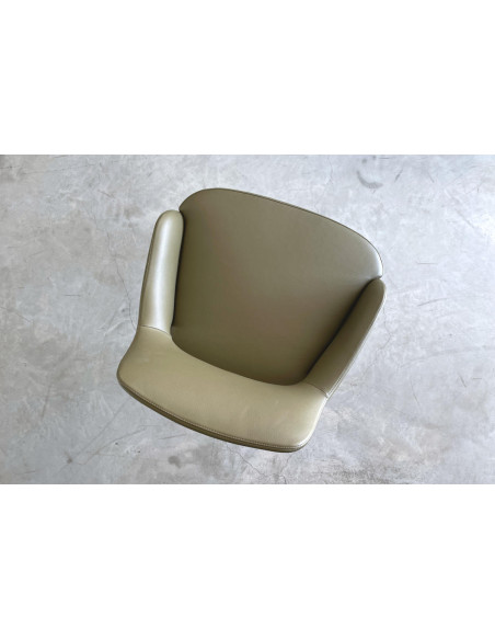Tabouret Sophie Light en cuir vert (Offre Expo) Poliform - 6