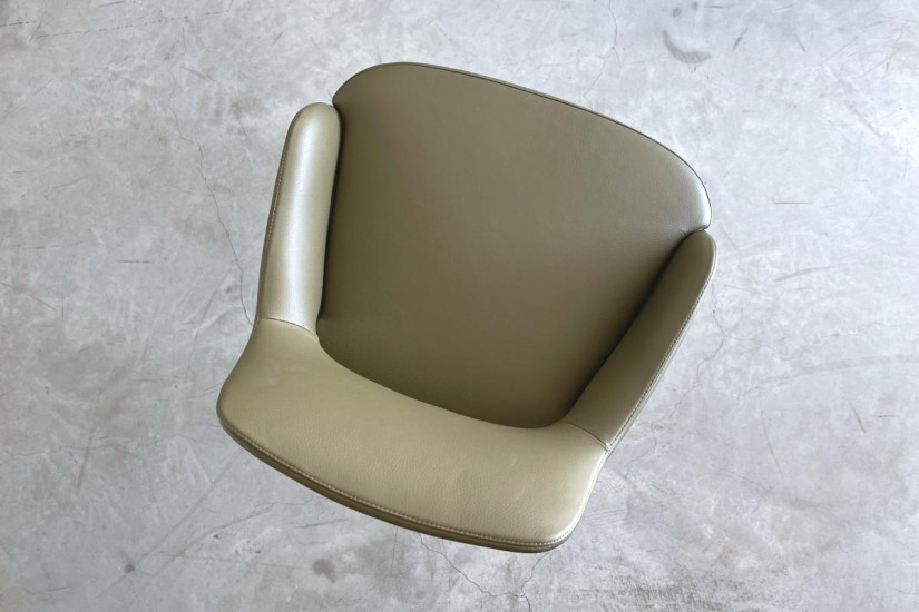 Tabouret Sophie Light en cuir vert (Offre Expo) Poliform - 6