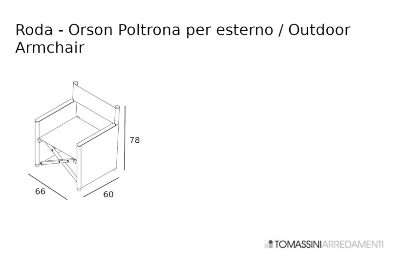 Fauteuil d'extérieur Orson Roda - 7